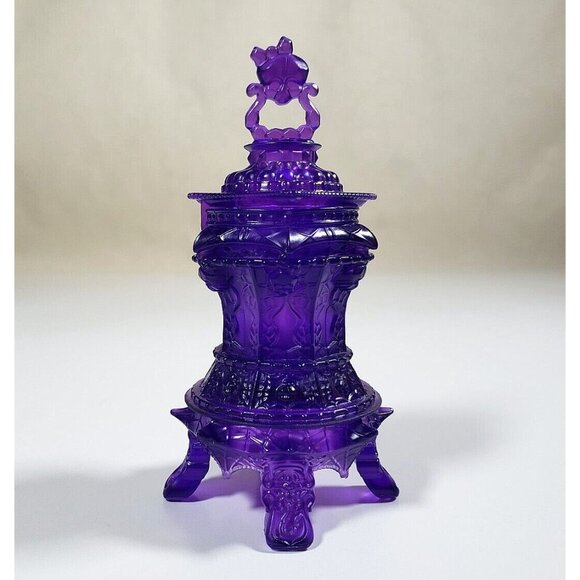 Monster High Doll Clawdeen Wolf 13 Wishes Large Purple Lantern Top Hinges Open - Picture 3 of 6